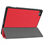 Case2go - Case for Samsung Galaxy Tab S6 Lite - Slim Tri-Fold Book Case - Lightweight Smart Cover mit Stylus Pen holder - Red