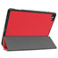 Samsung Galaxy Tab S6 Lite hoes - Tri-Fold Book Case met Stylus Pen houder - Rood