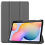 Case2go - Case for Samsung Galaxy Tab S6 Lite - Slim Tri-Fold Book Case - Lightweight Smart Cover mit Stylus Pen holder - Grey