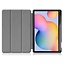 Case2go - Case for Samsung Galaxy Tab S6 Lite - Slim Tri-Fold Book Case - Lightweight Smart Cover mit Stylus Pen holder - Grey