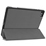 Samsung Galaxy Tab S6 Lite hoes - Tri-Fold Book Case met Stylus Pen houder - Grijs