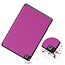 Case2go - Case for Samsung Galaxy Tab S6 Lite - Slim Tri-Fold Book Case - Lightweight Smart Cover mit Stylus Pen holder - Purple