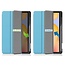 Samsung Galaxy Tab S6 Lite hoes - Tri-Fold Book Case met Stylus Pen houder - Licht Blauw