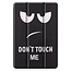 Case2go - Case for Samsung Galaxy Tab S6 Lite - Slim Tri-Fold Book Case - Lightweight Smart Cover mit Stylus Pen holder - Don't Touch Me