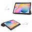 Case2go - Case for Samsung Galaxy Tab S6 Lite - Slim Tri-Fold Book Case - Lightweight Smart Cover mit Stylus Pen holder - Don't Touch Me