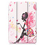 Case2go - Case for Samsung Galaxy Tab S6 Lite - Slim Tri-Fold Book Case - Lightweight Smart Cover mit Stylus Pen holder - Flower Fairy