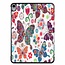 Case2go - Case for iPad Pro 11 (2018) - Slim Tri-Fold Book Case - Lightweight Smart Cover - Butterflies