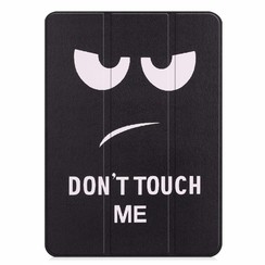Apple iPad Pro 11 (2018) hoes - Tri-Fold Book Case - Don't touch me