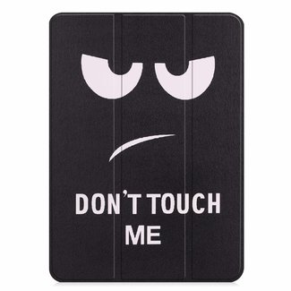 Cover2day Apple iPad Pro 11 (2018) hoes - Tri-Fold Book Case - Don't touch me