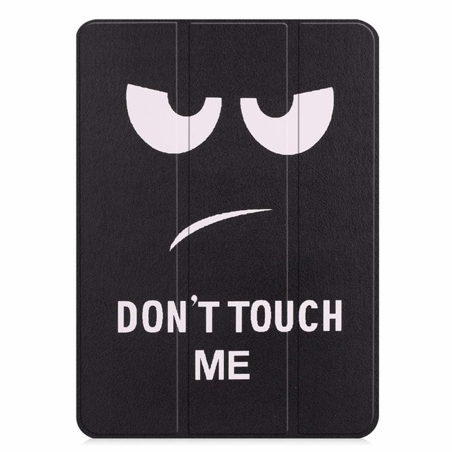 Apple iPad Pro 11 hoes - Tri-Fold Book Case - Don't touch me