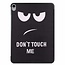 Case2go - Case for iPad Pro 11 (2018) - Slim Tri-Fold Book Case - Lightweight Smart Cover - Don't touch me