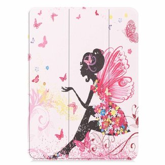Cover2day Apple iPad Pro 11 hoes - Tri-Fold Book Case - Flower Fairy