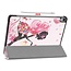 Case2go - Case for iPad Pro 11 - Slim Tri-Fold Book Case - Lightweight Smart Cover - Flower Fairy