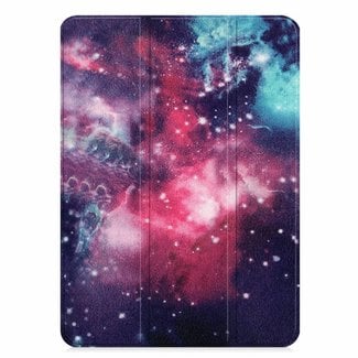 Cover2day Apple iPad Pro 11 (2018) hoes - Tri-Fold Book Case - Galaxy