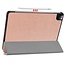 Case2go - Case for iPad Pro 11 (2020) - Slim Tri-Fold Book Case - Lightweight Smart Cover - Rosé-Gold