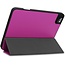 Case2go - Case for iPad Pro 11 (2020) - Slim Tri-Fold Book Case - Lightweight Smart Cover Whiteh Pencil Holder - Purple