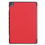 Huawei MediaPad M6 10.8 hoes - Tri-Fold Book Case - Rood
