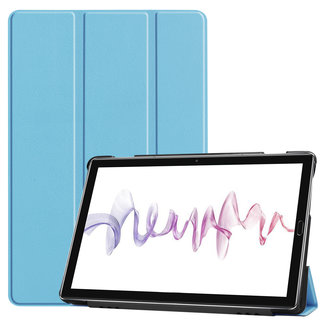 Cover2day Huawei MediaPad M6 10.8 hoes - Tri-Fold Book Case - Licht Blauw