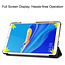 Case2go - Case for Huawei MediaPad M6 8.4 - Slim Tri-Fold Book Case - Lightweight Smart Cover - Navy Blue