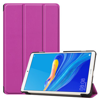 Cover2day Case2go - Case for Huawei MediaPad M6 8.4 - Slim Tri-Fold Book Case - Lightweight Smart Cover - Purple