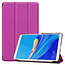 Case2go - Case for Huawei MediaPad M6 8.4 - Slim Tri-Fold Book Case - Lightweight Smart Cover - Purple