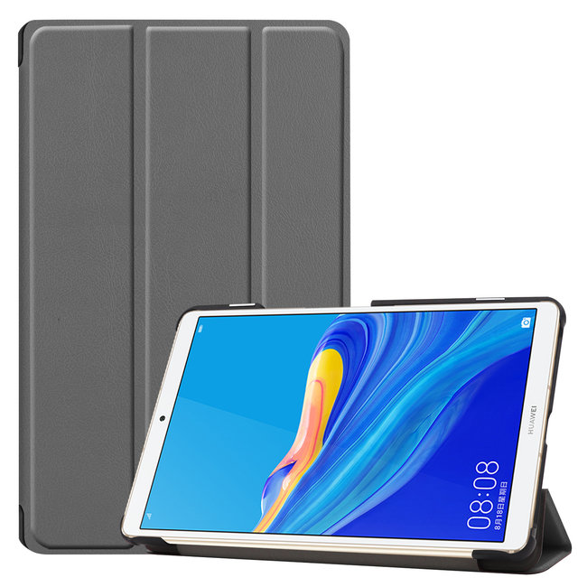 Huawei MediaPad M6 8.4 hoes - Tri-Fold Book Case - Grijs