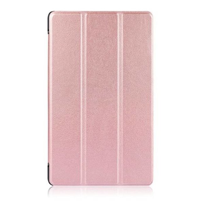 Case2go - Case for Lenovo Tab 4 8.0 - Slim Tri-Fold Book Case - Lightweight Smart Cover - Rosé-Gold