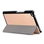 Case2go - Case for Lenovo Tab 4 8.0 - Slim Tri-Fold Book Case - Lightweight Smart Cover - Gold