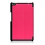 Case2go - Case for Lenovo Tab 4 8.0 - Slim Tri-Fold Book Case - Lightweight Smart Cover - Hot Pink