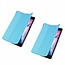 Lenovo Tab E8 hoes (TB-8304F)  - Tri-Fold Book Case - Licht Blauw