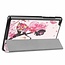 Case2go - Case for Lenovo Tab E8 (TB-8304F) - Slim Tri-Fold Book Case - Lightweight Smart Cover - Flower Fairy