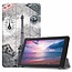 Case2go - Case for Lenovo Tab E8 (TB-8304F) - Slim Tri-Fold Book Case - Lightweight Smart Cover - Eiffeltower