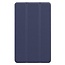 Lenovo Tab E8 hoes (TB-8304F)  - Tri-Fold Book Case - Donker Blauw