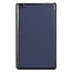 Lenovo Tab E8 hoes (TB-8304F)  - Tri-Fold Book Case - Donker Blauw