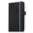 Universele 7/8 inch tablet Case - Wallet Book Case - Black