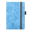 Universele 7/8 inch tablet Case - Wallet Book Case - Light blue