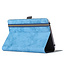 Universele 7/8 inch tablet Case - Wallet Book Case - Light blue