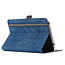 Universele 7/8 inch tablet Case - Wallet Book Case - Dark blue