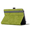 Universele 7/8 inch tablet Case - Wallet Book Case - Green