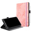 Universele 7/8 inch tablet hoes - Wallet Book Case - Roze