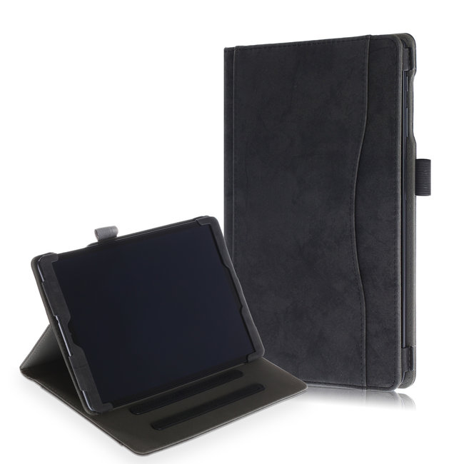 Samsung Galaxy Tab A 10.1 (2019) Case - Wallet Book Case - Black