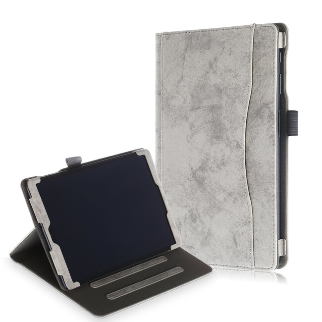 Samsung Galaxy Tab A 10.1 (2019) Case - Wallet Book Case - Grey