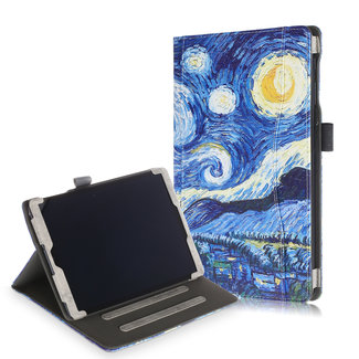 Cover2day Samsung Galaxy Tab A 10.1 (2019) Case - Wallet Book Case - Sterrenhemel