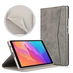 Case for Huawei MatePad T8 - Wallet TPU Bookcase - Gray