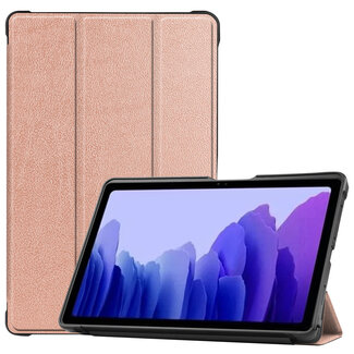 Cover2day Case for Samsung Galaxy Tab A7 (2020) - 10.4 inch - Book Case Whiteh TPU Cover - Rosé Gold