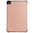 Case for Samsung Galaxy Tab A7 (2020) - 10.4 inch - Book Case Whiteh TPU Cover - Rosé Gold