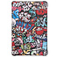 Case for Samsung Galaxy Tab A7 (2020) - 10.4 inch - Book Case Whiteh TPU Cover - Graffiti