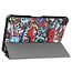 Samsung Galaxy Tab A7 (2020) Hoes - Book Case met TPU cover - Graffiti