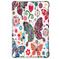 Case for Samsung Galaxy Tab A7 (2020) - 10.4 inch - Book Case Whiteh TPU Cover - Butterflies