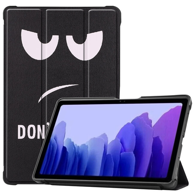 Samsung Galaxy Tab A7 (2020) Hoes - Book Case met TPU cover - Don't Touch Me